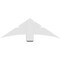 Ekena Millwork Alberta Architectural Grade PVC Gable Bracket, 48"W x 16"H x 4"D x 6"F, 8/12 Pitch GBP048X16X0406ALB00 - alternate 3